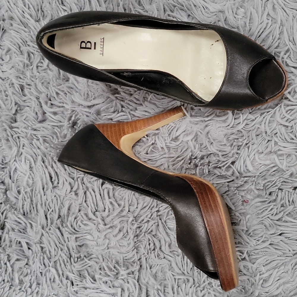 Black Platform Heels - image 1